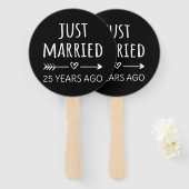 たった今結婚しました25年前 ハンドファン (正面&裏面)