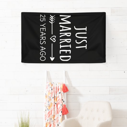 たった今結婚しました25年前 横断幕 (インサイチュ)