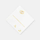 たった今結婚しました25年前II スタンダードカクテルナプキン (角)