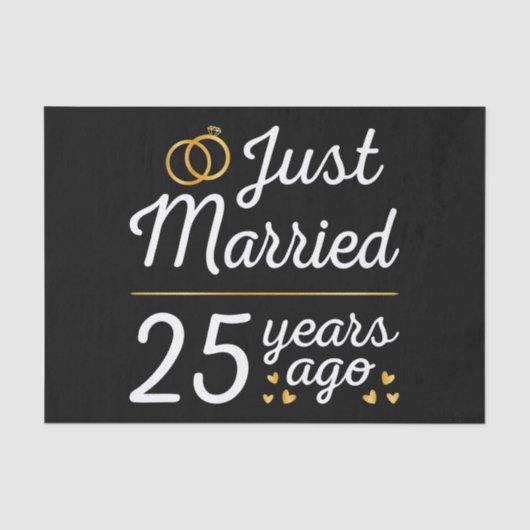 たった今結婚しました25年前II 薄葉紙 (正面)