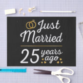 たった今結婚しました25年前II 薄葉紙 (クラフト)