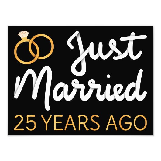 たった今結婚しました25年前IV フォトプリント            (正面)