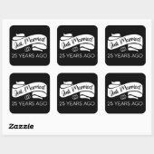 たった今結婚しました25年前V スクエアシール (シート)