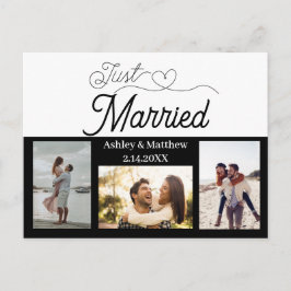 たった今結婚しました3写真の取り消し告知 ポストカード