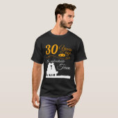 たった今結婚しました30年前30結婚周年 Tシャツ (正面フル)