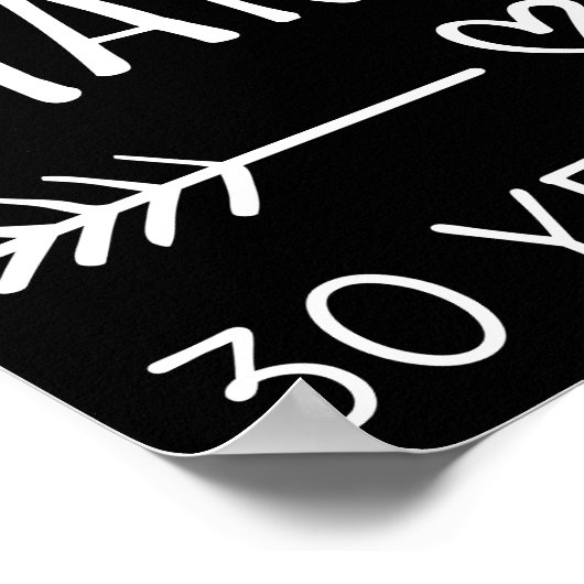 たった今結婚しました30年前 ポスター (角)