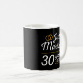 たった今結婚しました30年前II コーヒーマグカップ (正面右)