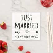 たった今結婚しました40年前 スタンダードカクテルナプキン (インサイチュ)