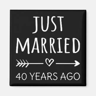 たった今結婚しました40年前 マグネット