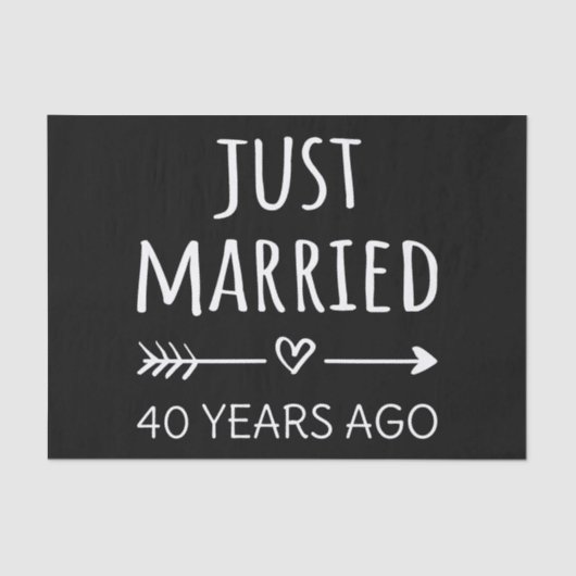 たった今結婚しました40年前 薄葉紙 (正面)