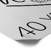 たった今結婚しました40年前III ポスター (角)