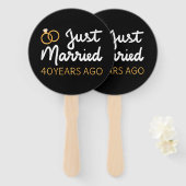 たった今結婚しました40年前IV ハンドファン (正面&裏面)