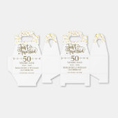 たった今結婚しました50周年記念結婚金 フェイバーボックス (折り畳みなし)