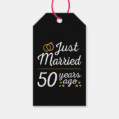 たった今結婚しました50年前II ギフトタグ (正面)