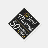 たった今結婚しました50年前II スタンダードカクテルナプキン (角)