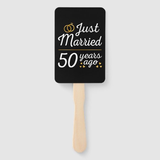 たった今結婚しました50年前II ハンドファン (裏面)