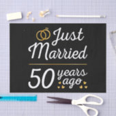 たった今結婚しました50年前II 薄葉紙 (クラフト)