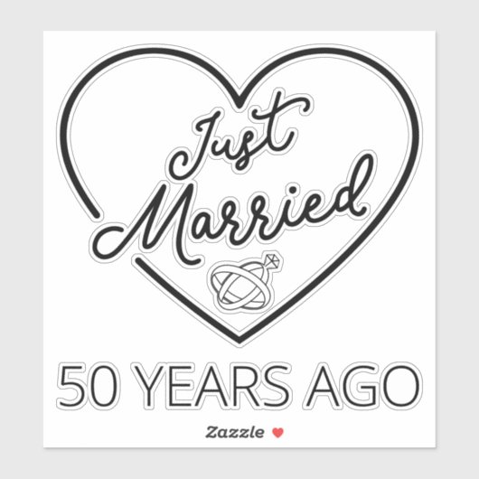 たった今結婚しました50年前III シール (シート)