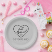 たった今結婚しました50年前III ペーパープレート (パーティー)