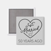 たった今結婚しました50年前III マグネット (正面/裏面)