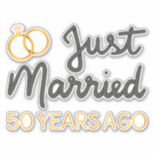 たった今結婚しました50年前IV シール (正面)