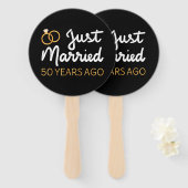 たった今結婚しました50年前IV ハンドファン (正面&裏面)