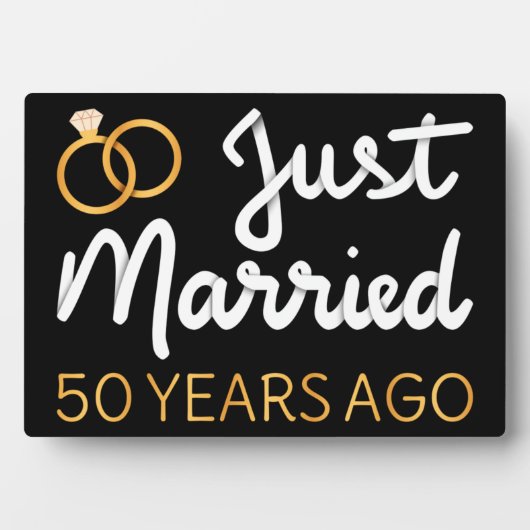 たった今結婚しました50年前IV フォトプラーク (正面)