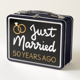 たった今結婚しました50年前IV メタルランチボックス