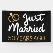 たった今結婚しました50年前IV 横断幕 (横)