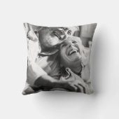 たった今結婚しました50結婚周年記念写真 クッション (裏面)