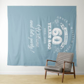 たった今結婚しました60周年記念写真背景 タペストリー (インサイチュ(横))