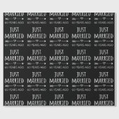 たった今結婚しました60年前 ラッピングペーパー (フラット)