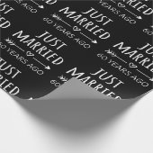 たった今結婚しました60年前 ラッピングペーパー (角)