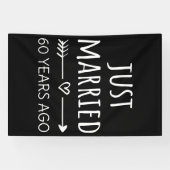 たった今結婚しました60年前 横断幕 (横)