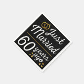 たった今結婚しました60年前II スタンダードカクテルナプキン (角)