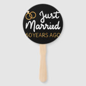 たった今結婚しました60年前IV ハンドファン (裏面)