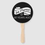 たった今結婚しました60年前V ハンドファン (裏面)