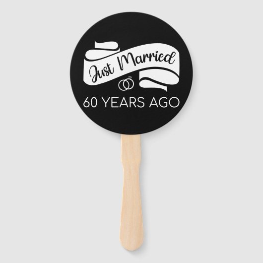 たった今結婚しました60年前V ハンドファン (正面)