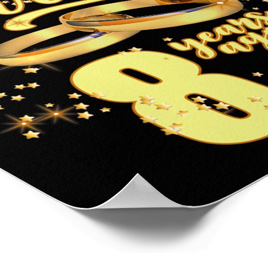 たった今結婚しました8年前8周年結婚前 ポスター (角)