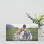 たった今結婚しました | お結婚礼フォトカード サンキューカード (スタンド正面)