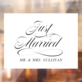 たった今結婚しました ウィンドウサイン (シート2)