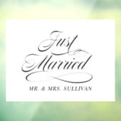 たった今結婚しました ウィンドウサイン (シート3)