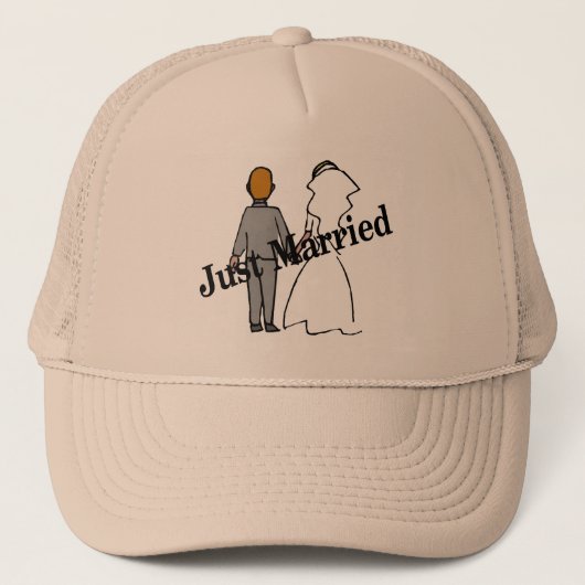 たった今結婚しました(カップル) キャップ (正面)