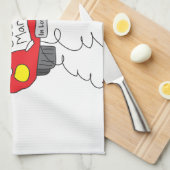 たった今結婚しました キッチンタオル (四つ折り)