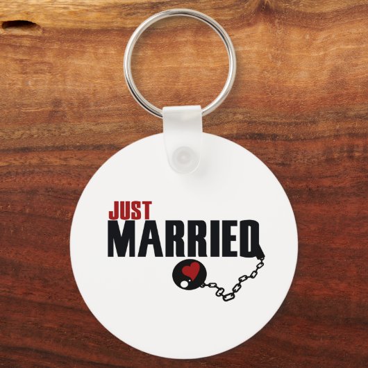 たった今結婚しました キーホルダー (正面)
