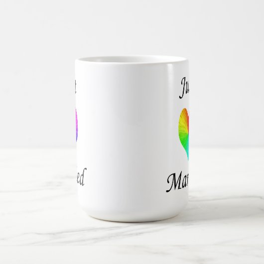 たった今結婚しました コーヒーマグカップ (中央)