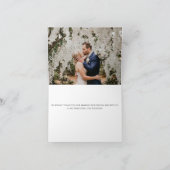 たった今結婚しました サンキューカード (内部)