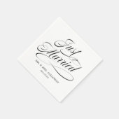 たった今結婚しました スタンダードカクテルナプキン (角)