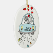 たった今結婚しました セラミックオーナメント (右)