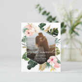 たった今結婚しました |トロピカル結婚の写真のお知らせ (スタンド正面)